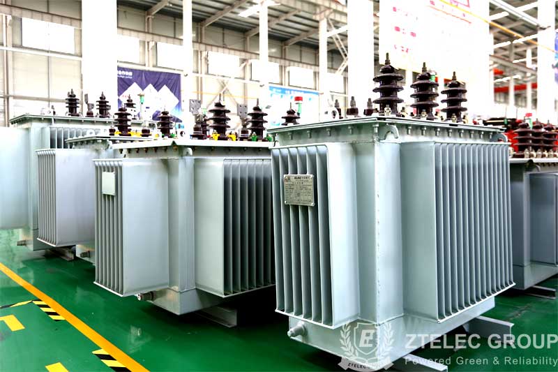 How to see the position of the oil in an oil transformer?