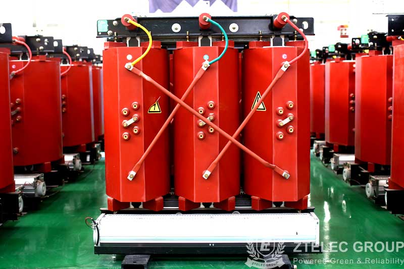 Dry-type transformer withstand voltage test