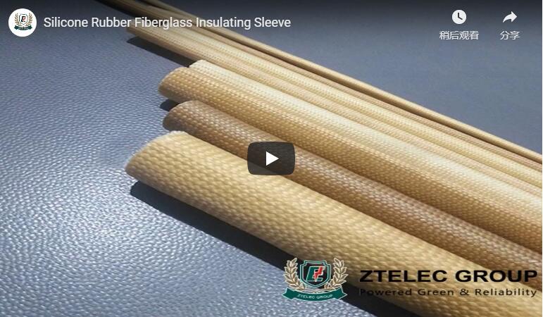 Silicone Rubber Fiberglass Insulating Sleeve