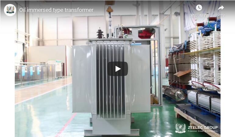 Oil immersed type transformer