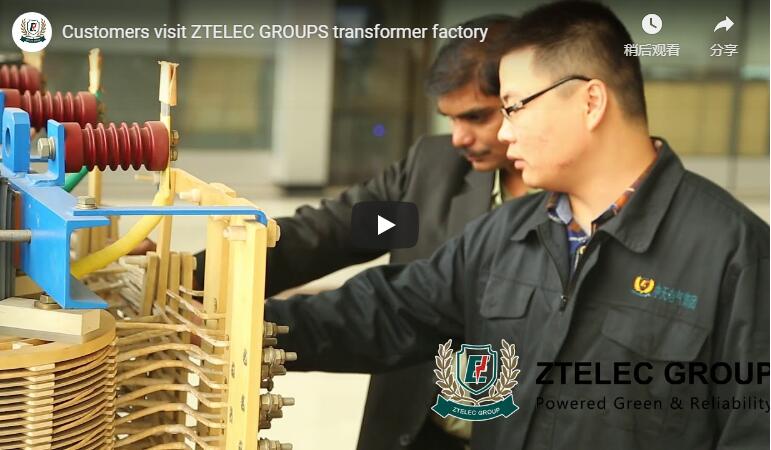 Customer test ZTELEC GROUPS transformer