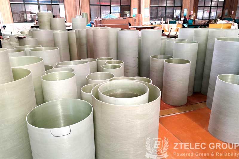 What are the winding processes of epoxy glass fiber tube?