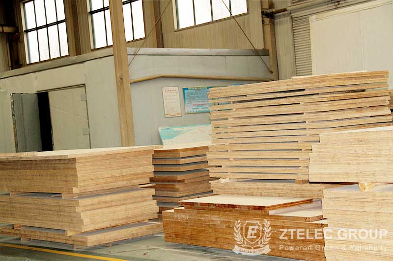 Densified wood parts for transformer