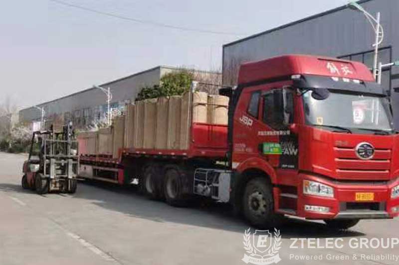 50 tons of diamond dotted paper and DMD insulating paper delivered to Philippines