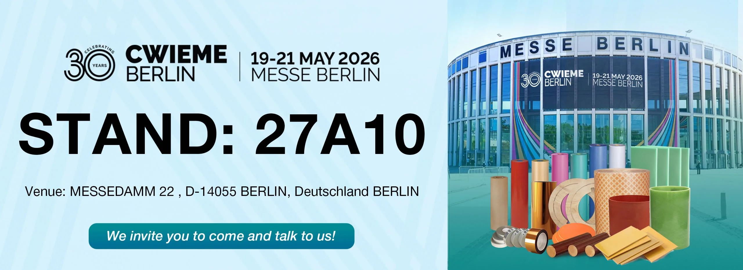 CWIEME Berlin 2026 Invitation | XUJUE ELECTRICAL