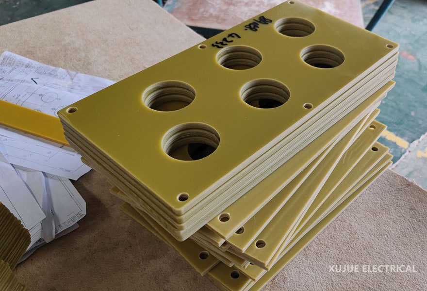 Epoxy sheet processing parts