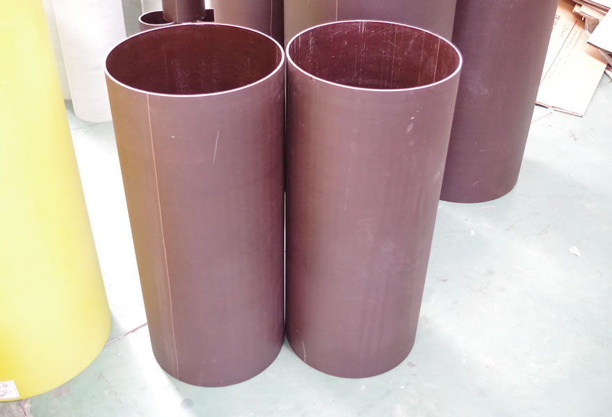 Diphenyl Ether Fiberglass Cloth Tube real photo