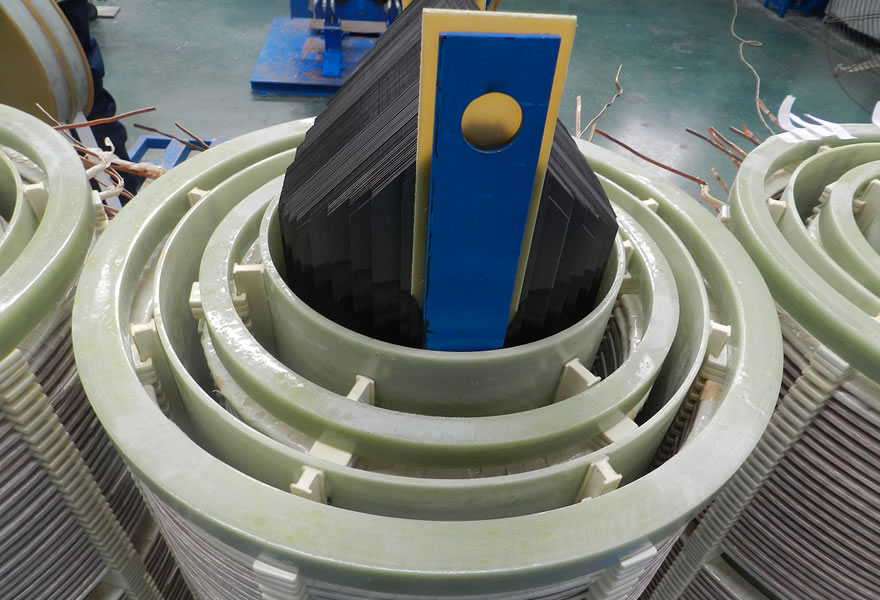 fiberglass winding tube in dry transformer