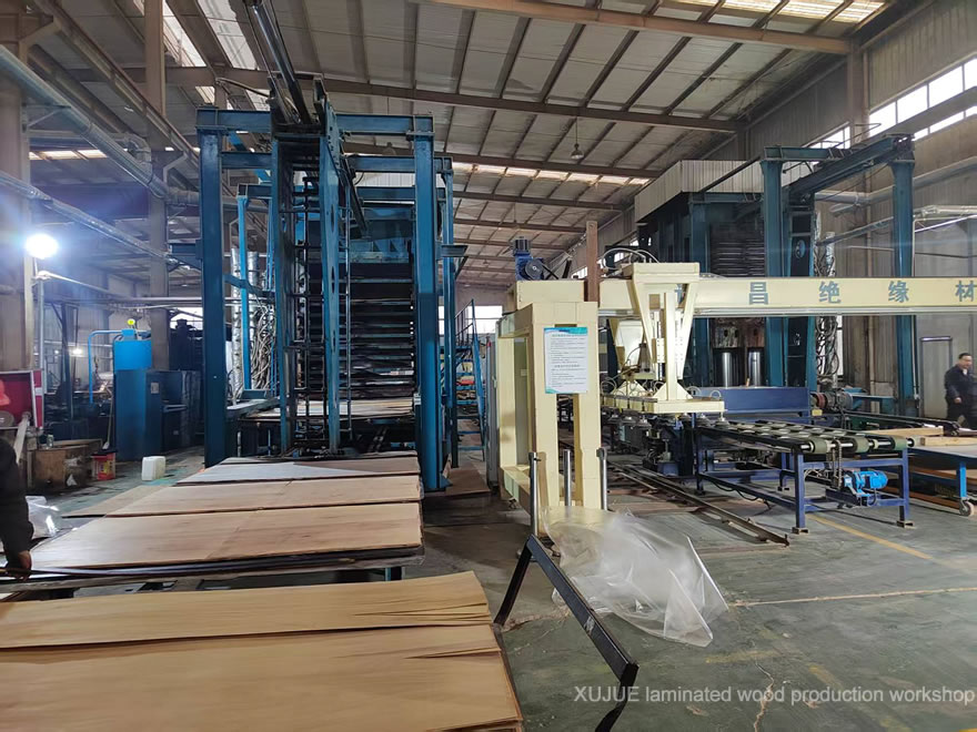 Transformer laminated wood factory