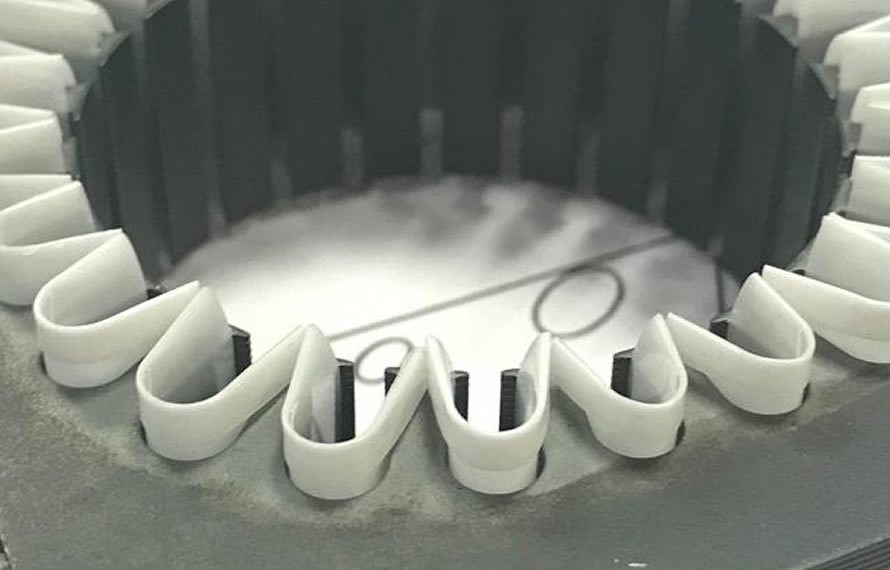 Motor slot insulation material